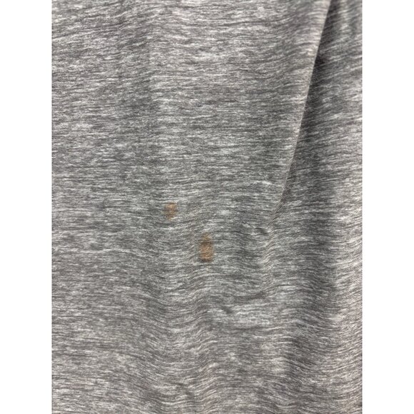 Lululemon Dancing Warrior Tank Women's 8 Heathered Gray Pink Cross Straps Yoga - Picture 4 of 7